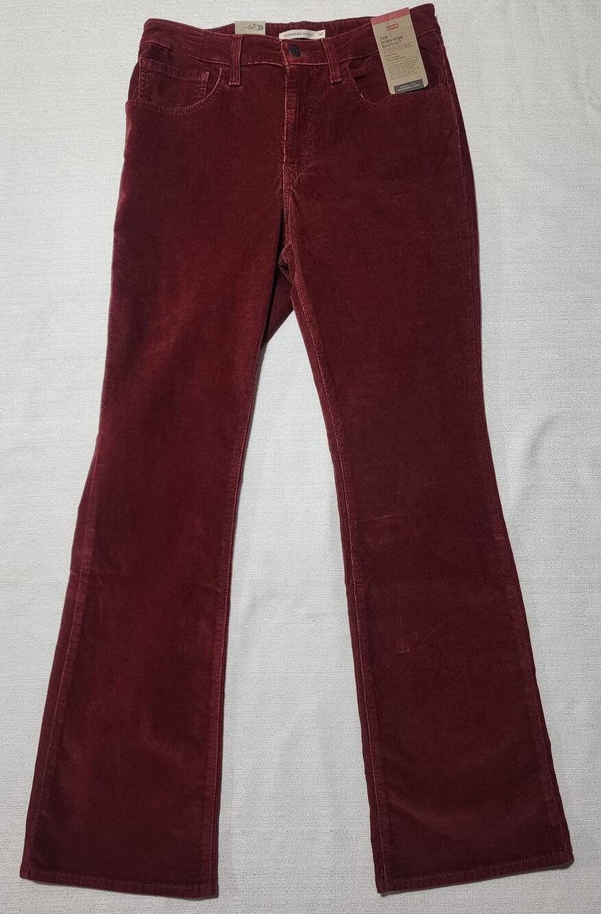 Levi's 725 high rise bootcut corduroy pants W30 x L32 woman's